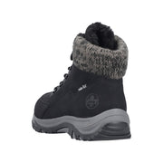 Rieker Julissa M9610-00 Schwarz/Anthrazit Boots