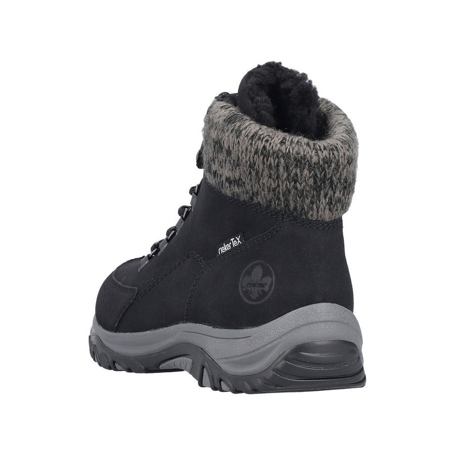 Rieker Julissa M9610-00 Schwarz/Anthrazit Boots