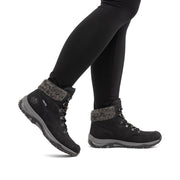 Rieker Julissa M9610-00 Schwarz/Anthrazit Boots