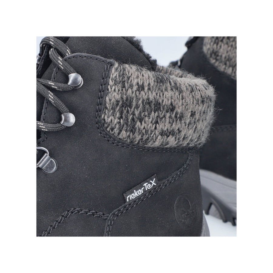Rieker Julissa M9610-00 Schwarz/Anthrazit Boots