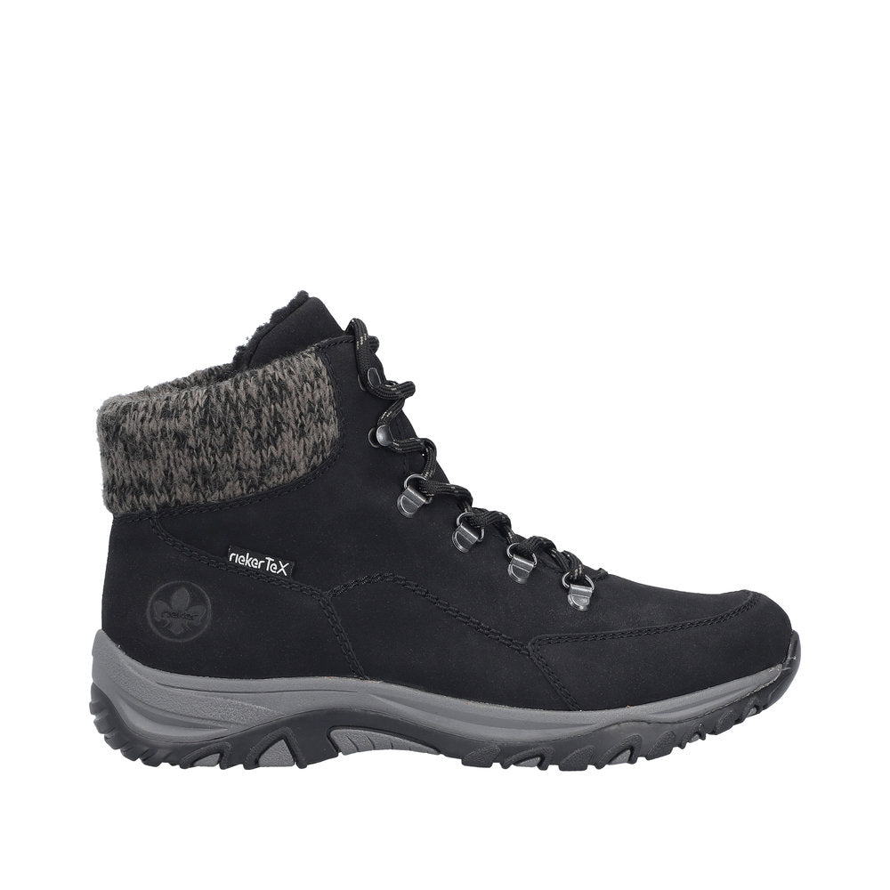 Rieker Julissa M9610-00 Schwarz/Anthrazit Boots