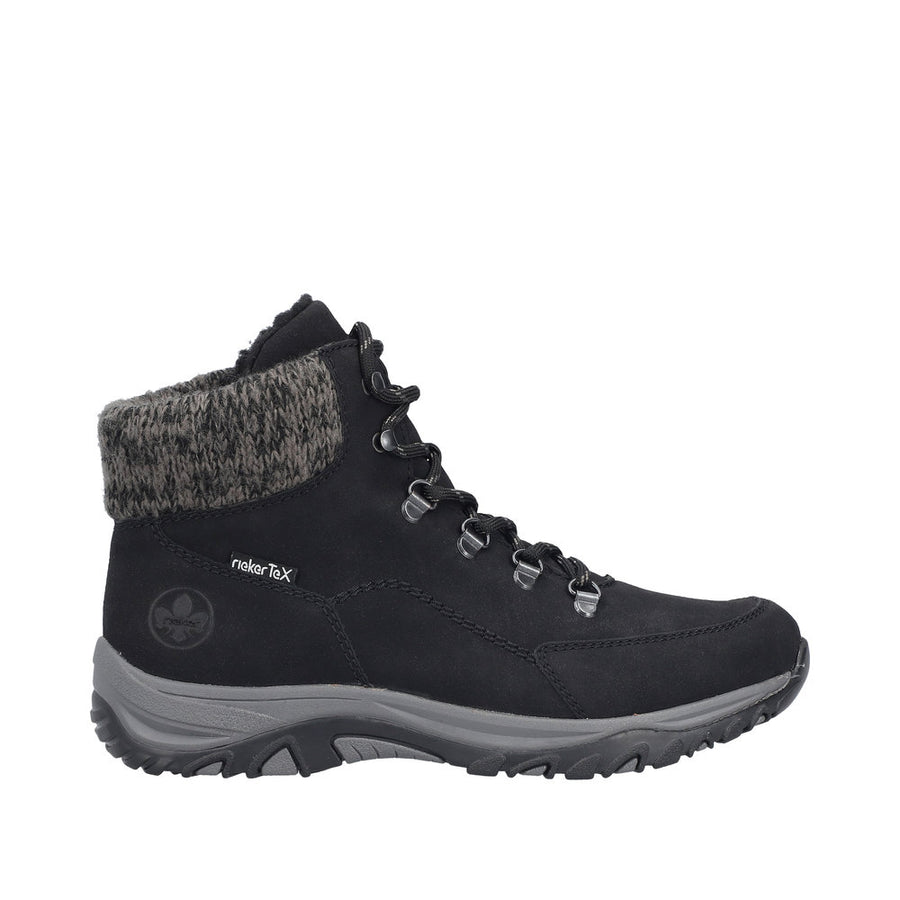Rieker Julissa M9610-00 Schwarz/Anthrazit Boots