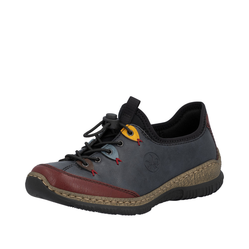 Rieker - N3271-35 - Wine/Ozean/Brandy/Royal - Shoes