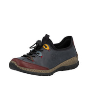 Rieker - N3271-35 - Wine/Ozean/Brandy/Royal - Shoes