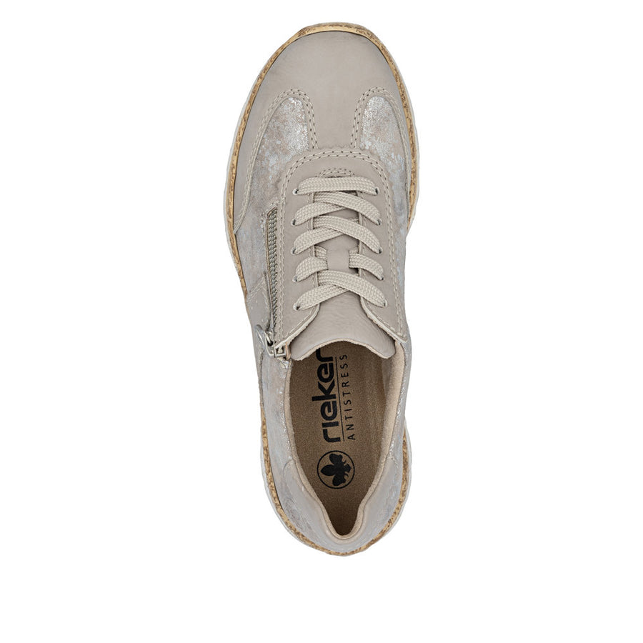 Rieker - N4221-90 - Ice/Rose-Metallic - Shoes