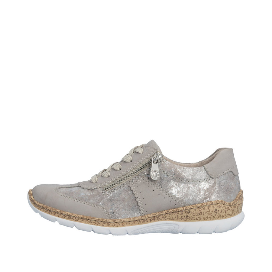 Rieker - N4221-90 - Ice/Rose-Metallic - Shoes