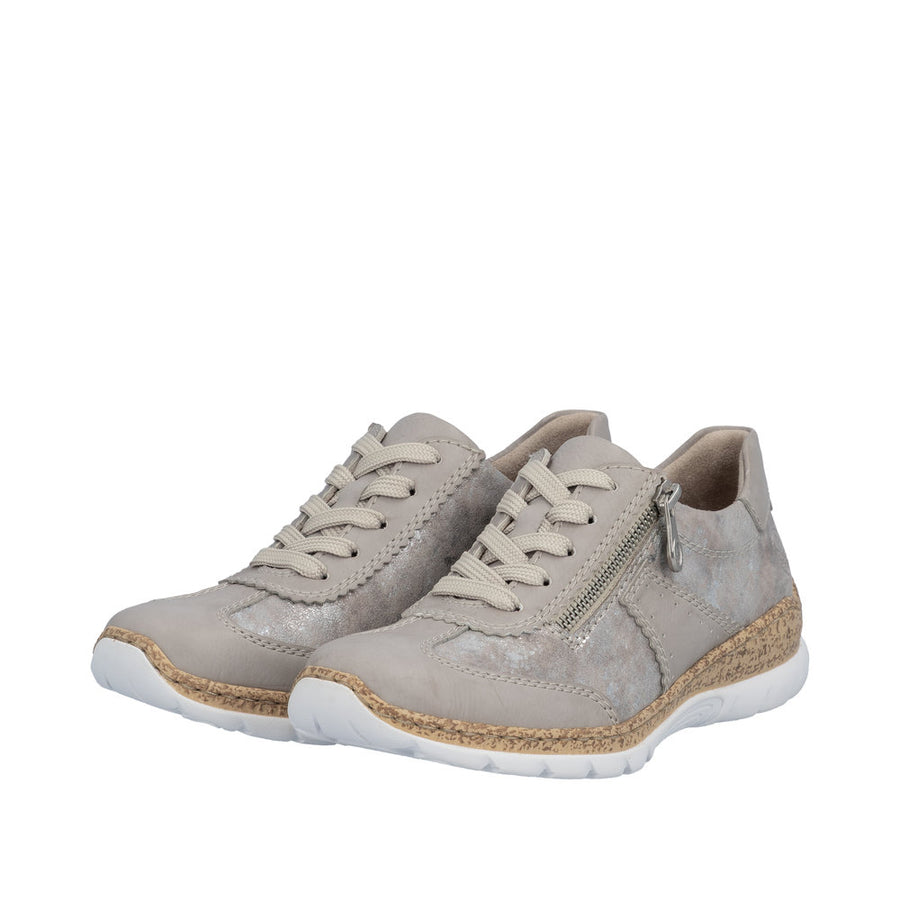 Rieker - N4221-90 - Ice/Rose-Metallic - Shoes