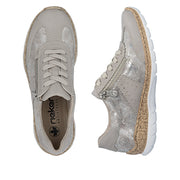 Rieker - N4221-90 - Ice/Rose-Metallic - Shoes