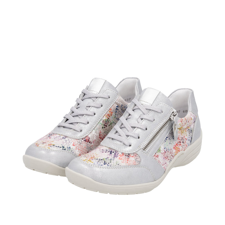 Remonte - R7637-40 - Ice/Multi-Grey - Shoes