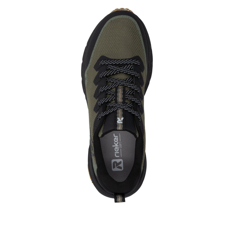 Rieker Drew U4501-55 Negro/Olive Shoes
