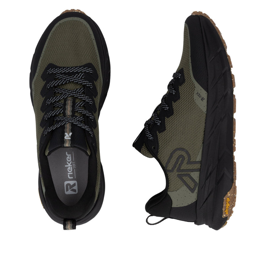 Rieker Drew U4501-55 Negro/Olive Shoes