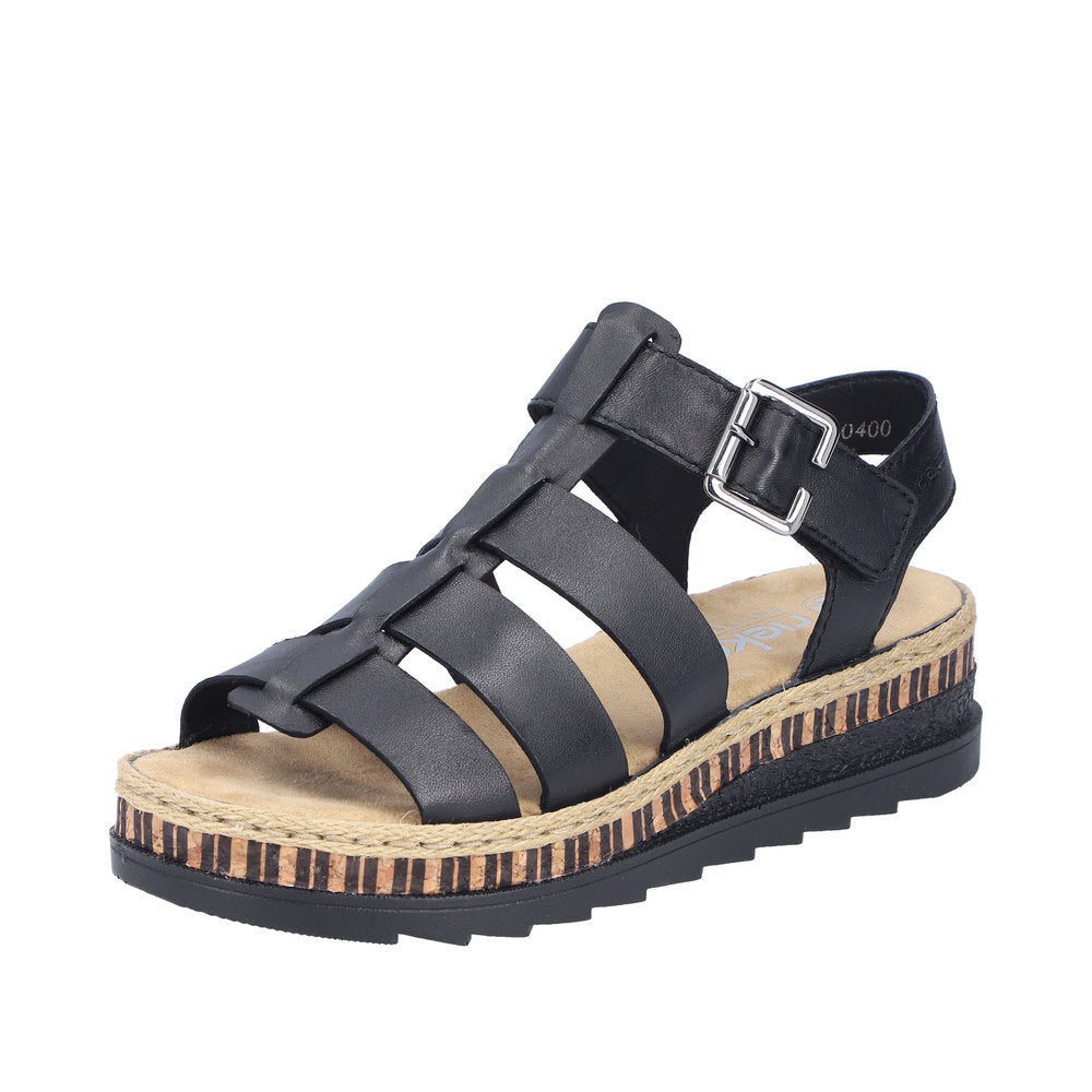 Rieker - V7904-00 - Black - Sandals
