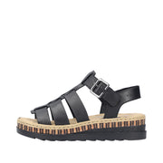 Rieker - V7904-00 - Black - Sandals