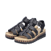 Rieker - V7904-00 - Black - Sandals