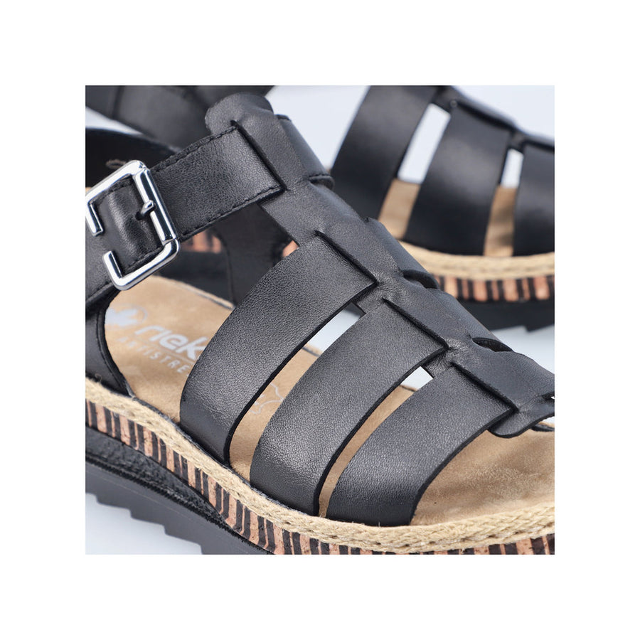 Rieker - V7904-00 - Black - Sandals