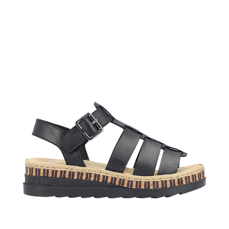 Rieker - V7904-00 - Black - Sandals