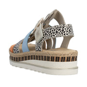 Rieker - V7904-90 - Nude/Pumpkin - Sandals