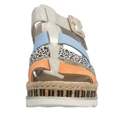 Rieker - V7904-90 - Nude/Pumpkin - Sandals