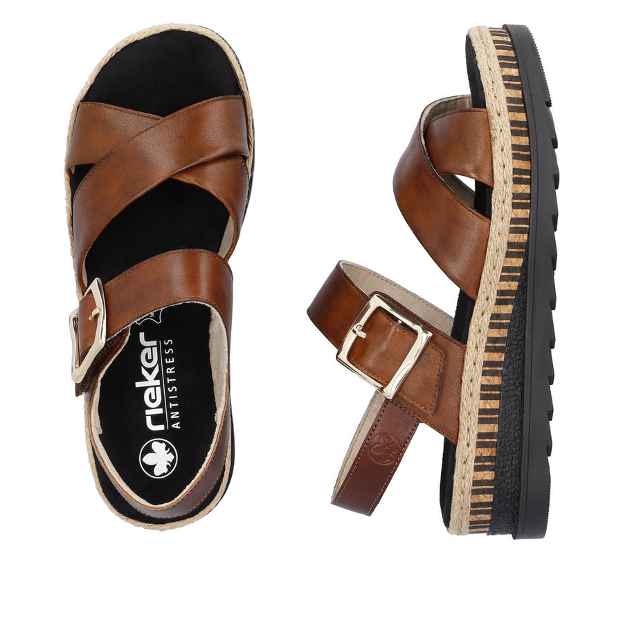 Rieker - V7951-24 - Reh/Peanut - Sandals
