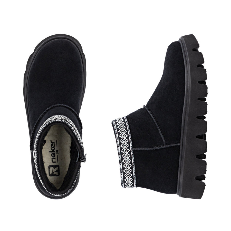 Rieker - W2074-00 - Schwarz - Boots