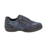 D.B - Waxwing - Navy Suede / Stretch - Boots