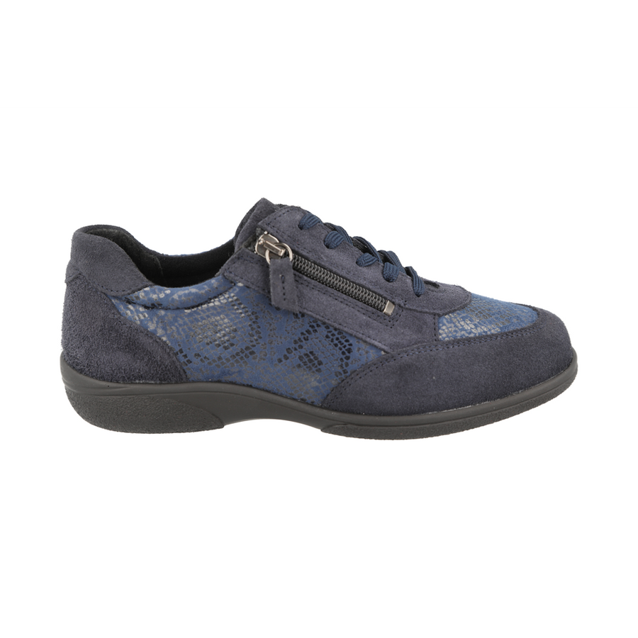 D.B - Waxwing - Navy Suede / Stretch - Boots