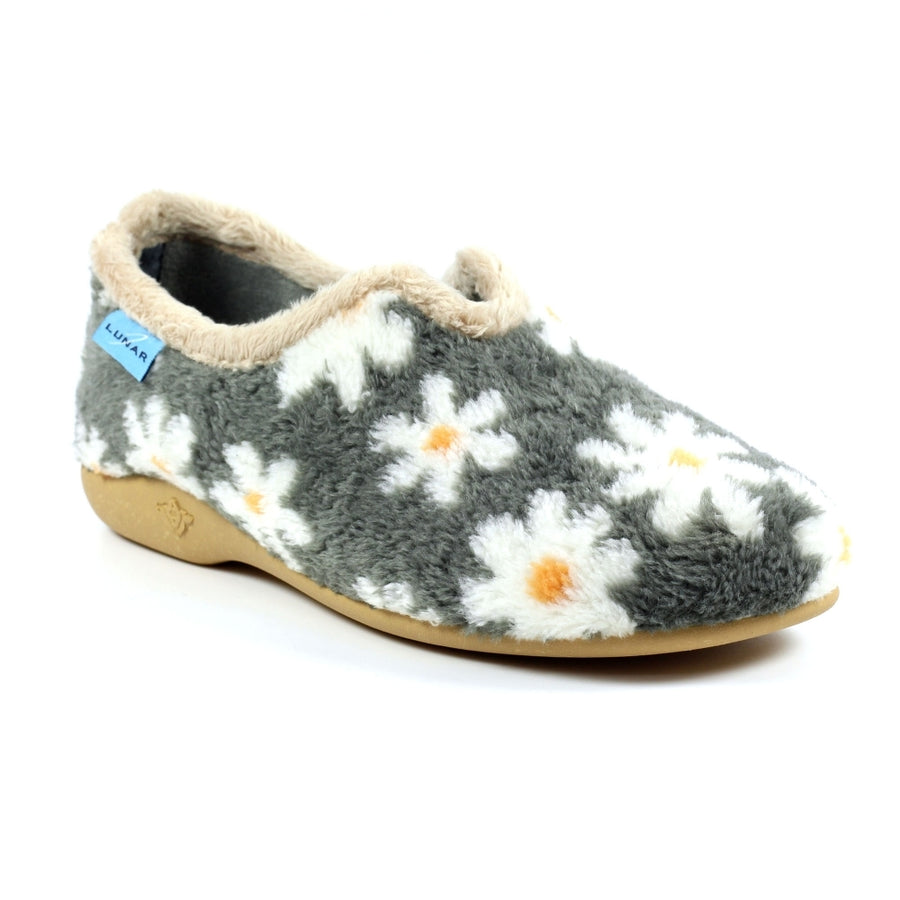 Lunar - Daisy - Grey Daisy - Slippers