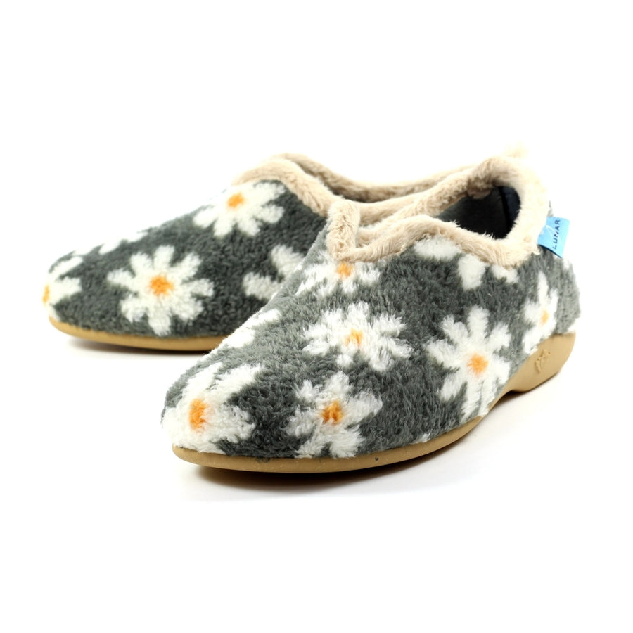 Lunar - Daisy - Grey Daisy - Slippers