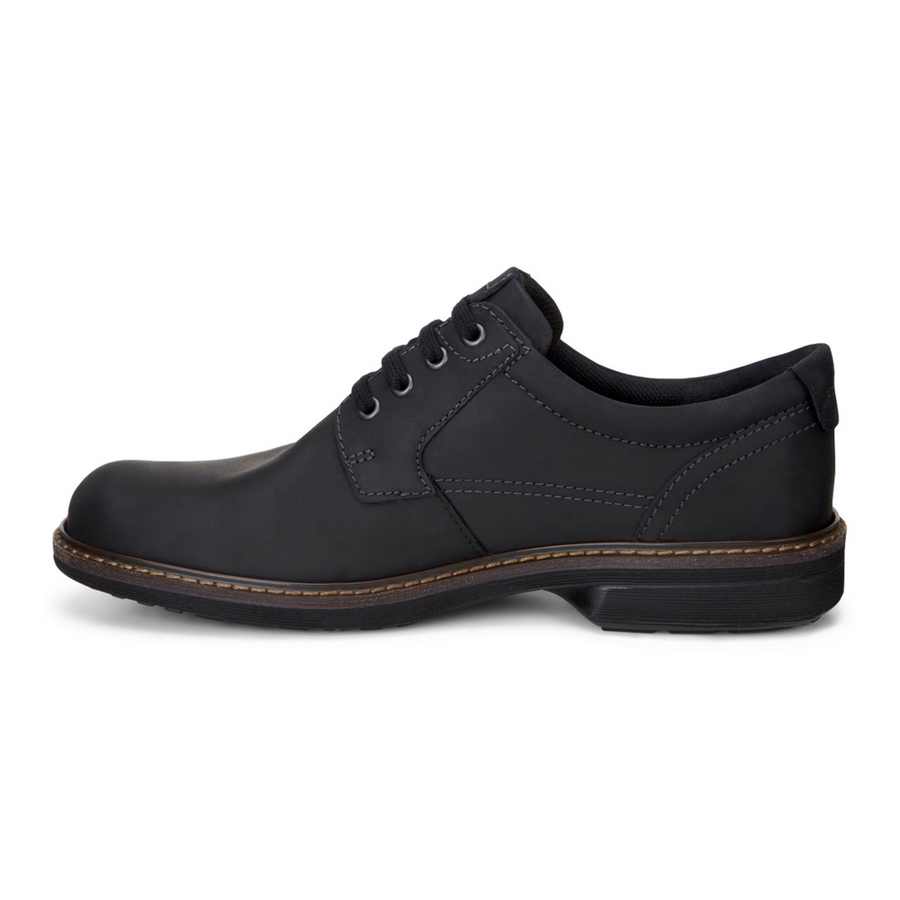 Ecco - Turn GTX Plain Toe Tie - Black/Black - Shoes