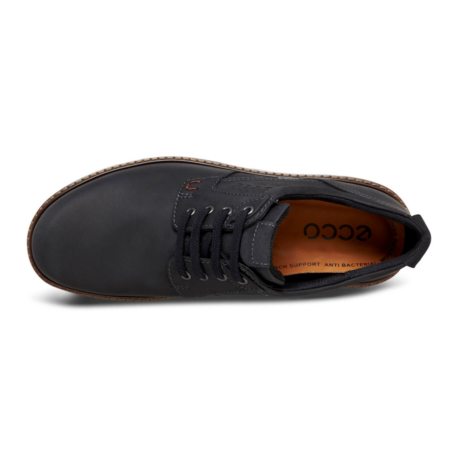 Ecco Turn GTX Plain Toe Tie Black Black Shoes Robert Carder Shoes