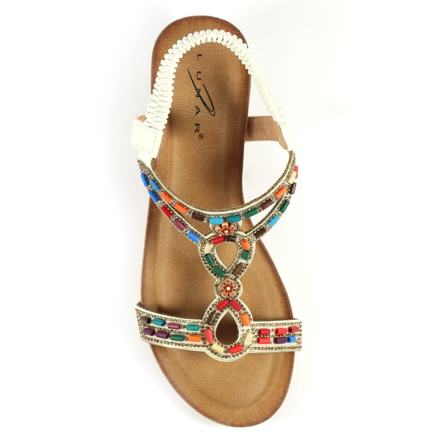 Lunar - Epsom - White - Sandals