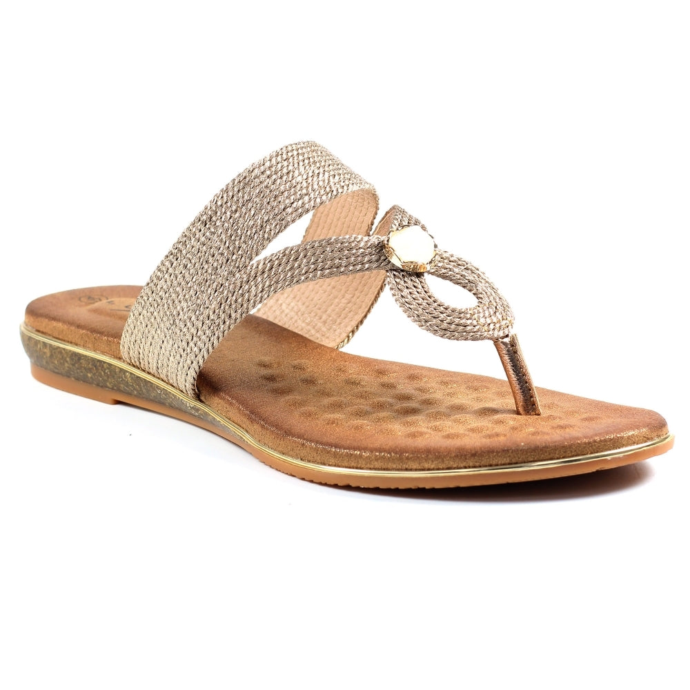 Lunar - Ezra - Rose Gold - Sandals