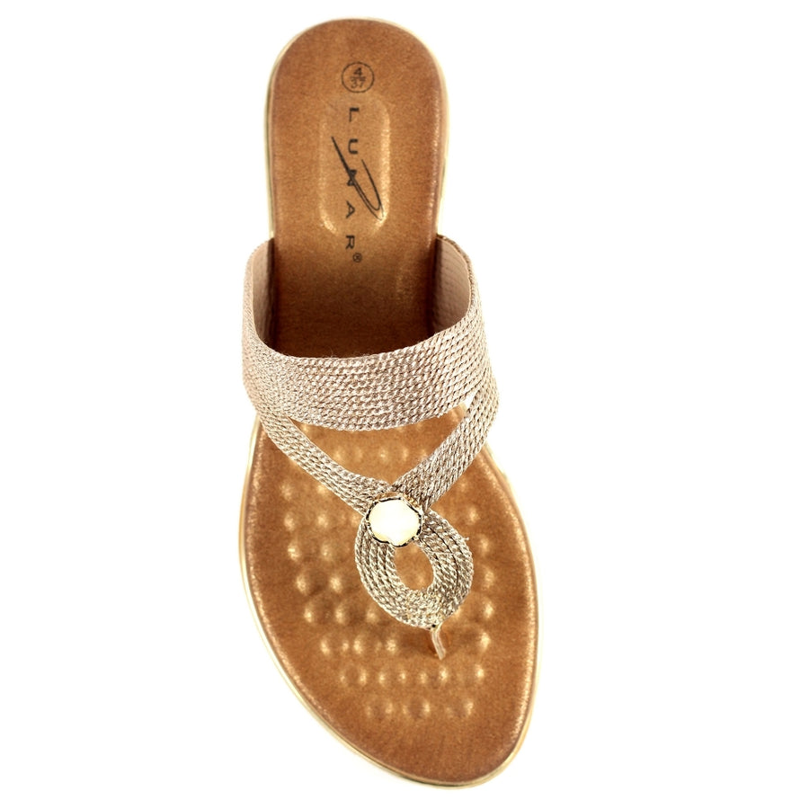 Lunar - Ezra - Rose Gold - Sandals