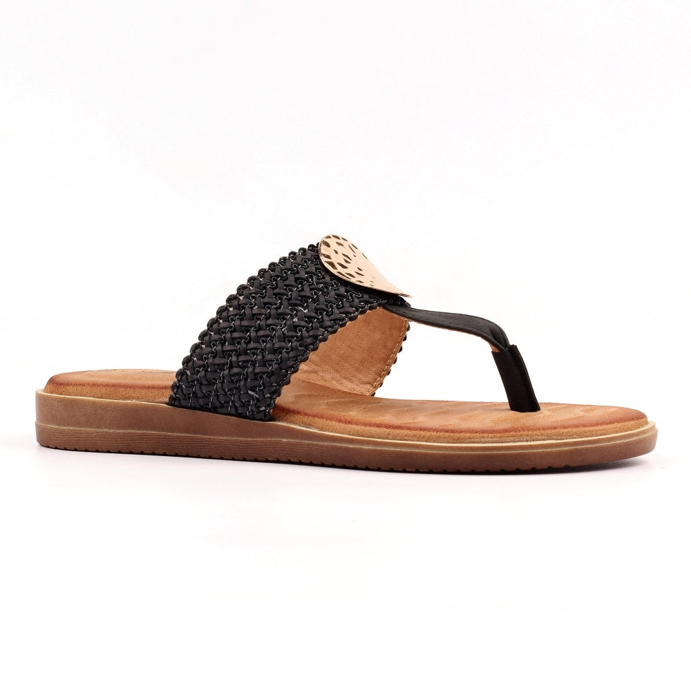 Lunar - Fiona - Black - Sandals