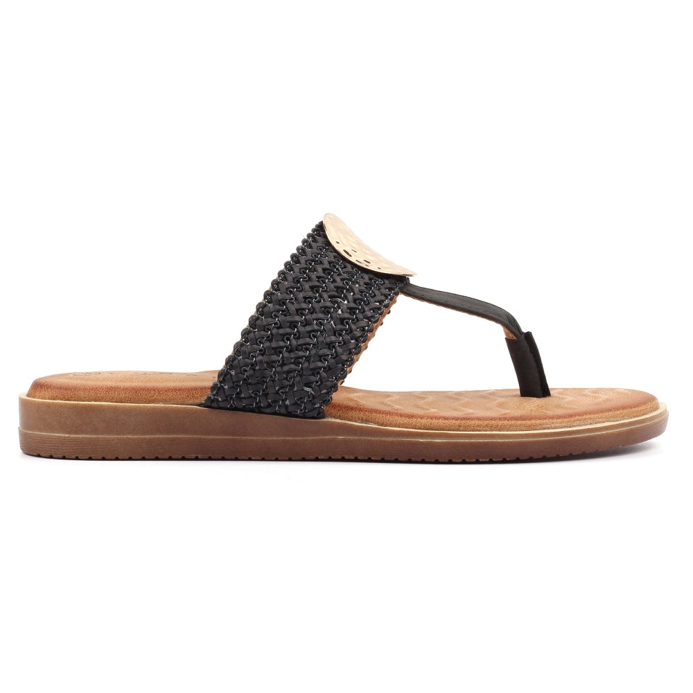 Lunar - Fiona - Black - Sandals