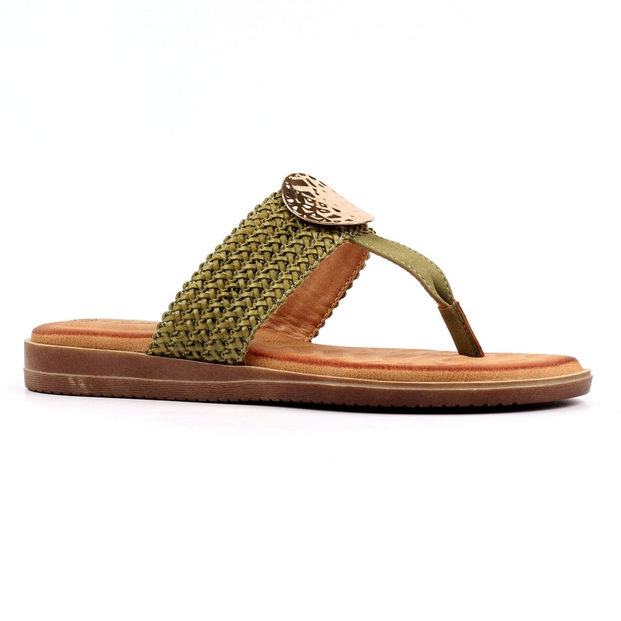 Lunar - Fiona  - Khaki - Sandals