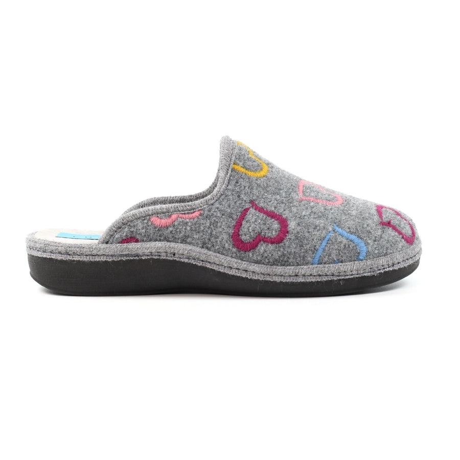 Lunar - Love Mule - Grey - Slippers