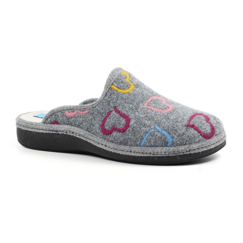 Lunar - Love Mule - Grey - Slippers