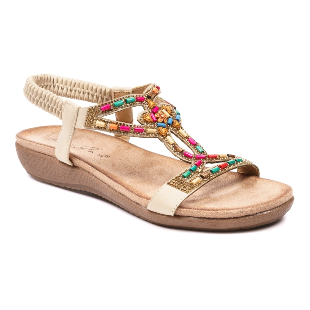 Lunar - Mariella - Beige - Sandals