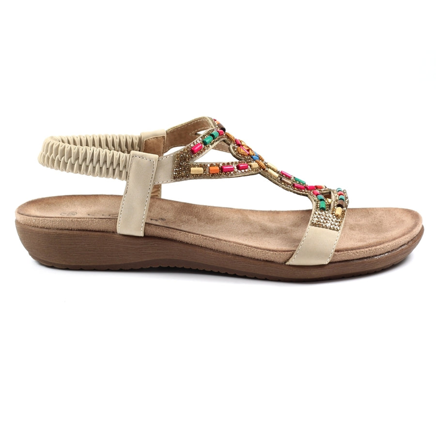 Lunar - Mariella - Beige - Sandals