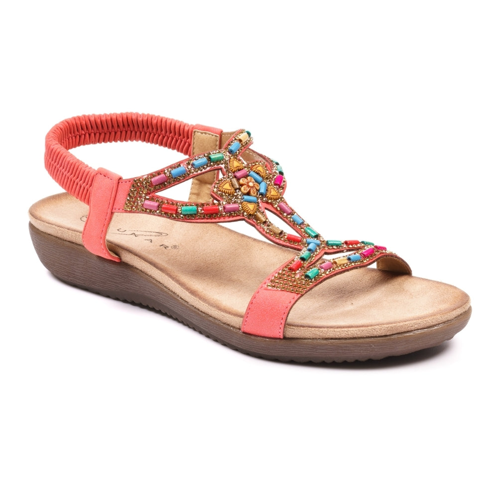 Lunar - Mariella - Orange - Sandals