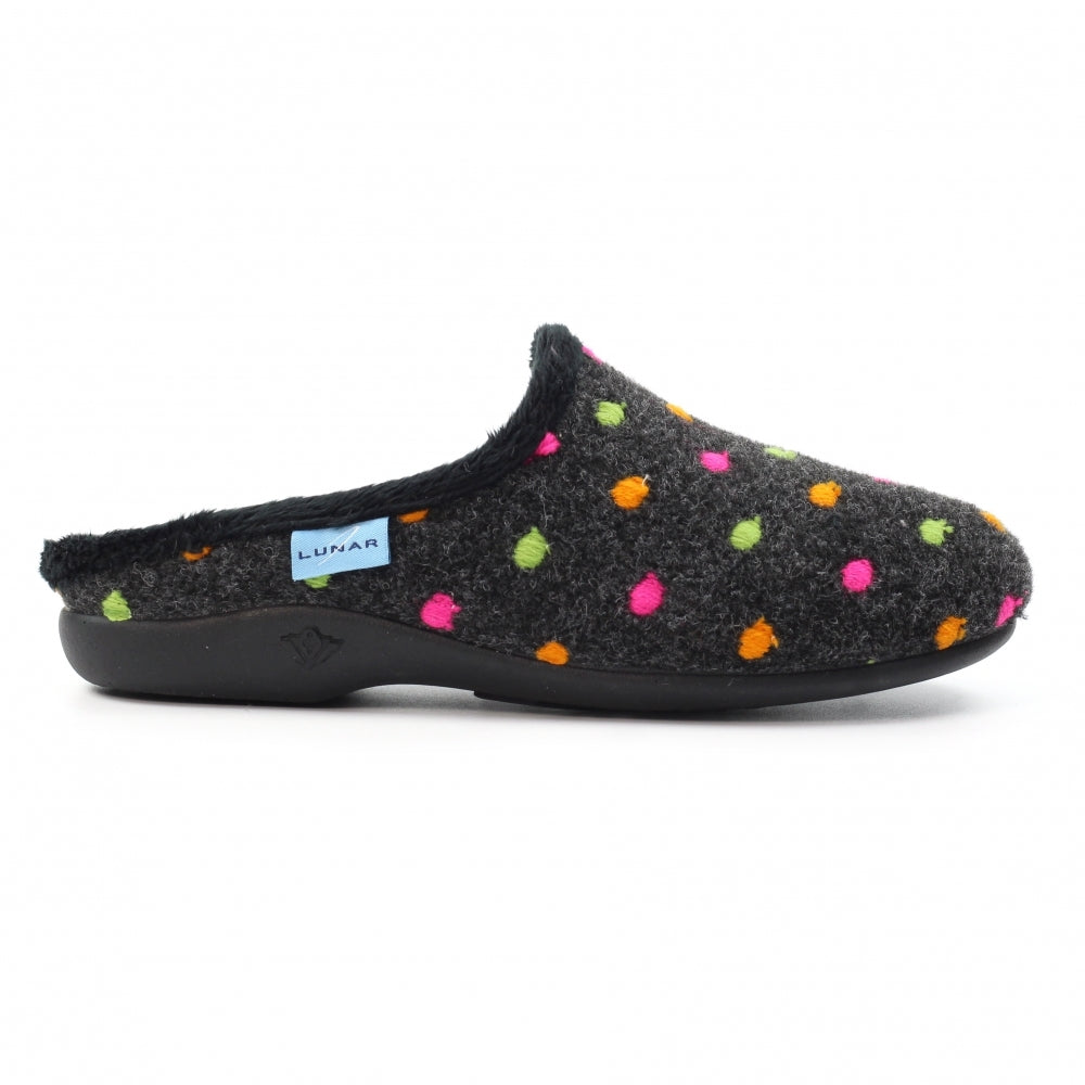 Lunar - Peanut - Black - Slippers