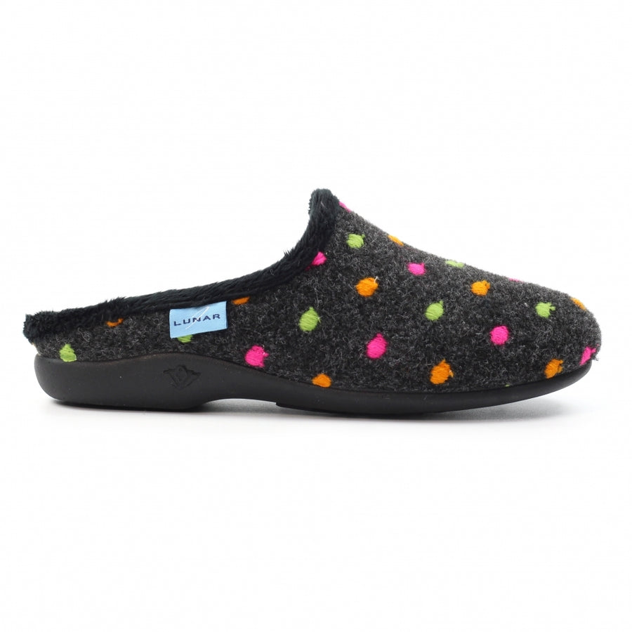 Lunar - Peanut - Black - Slippers