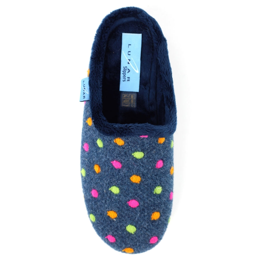 Lunar - Peanut - Navy - Slippers