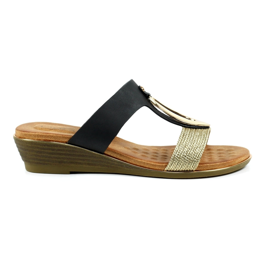 Lunar - Porto - Black - Sandals