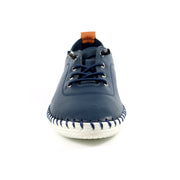 Lunar - St Ives - Navy - Shoes