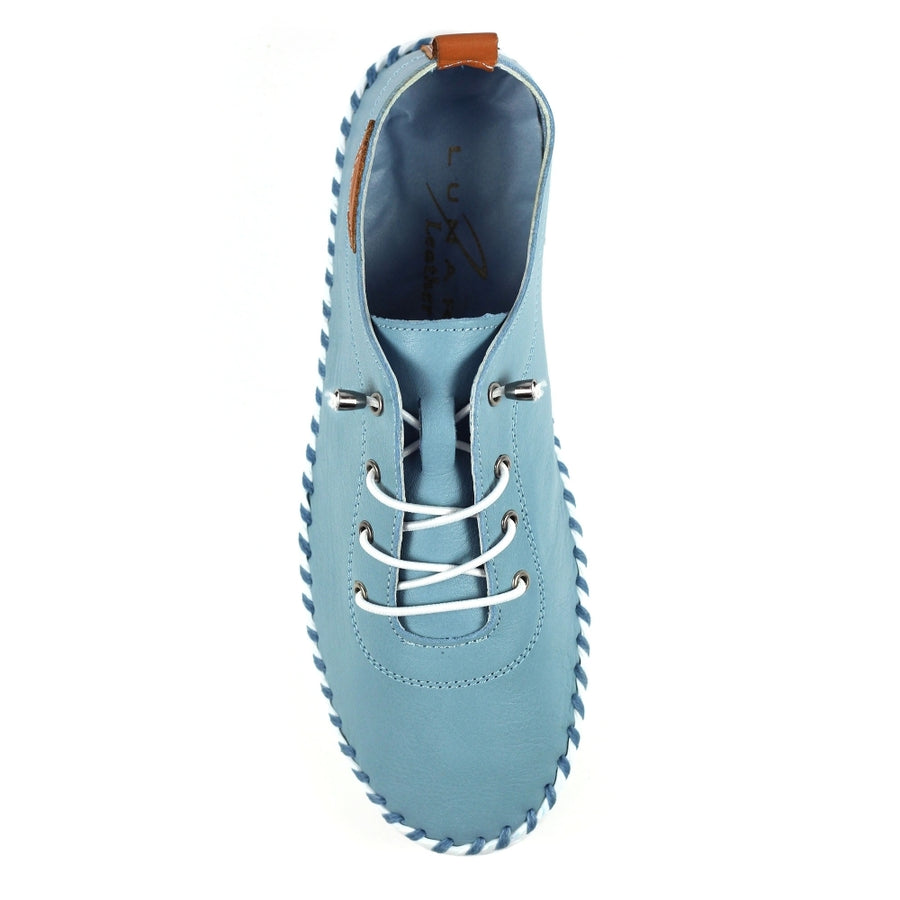 Lunar - St Ives - Light Blue - Shoes