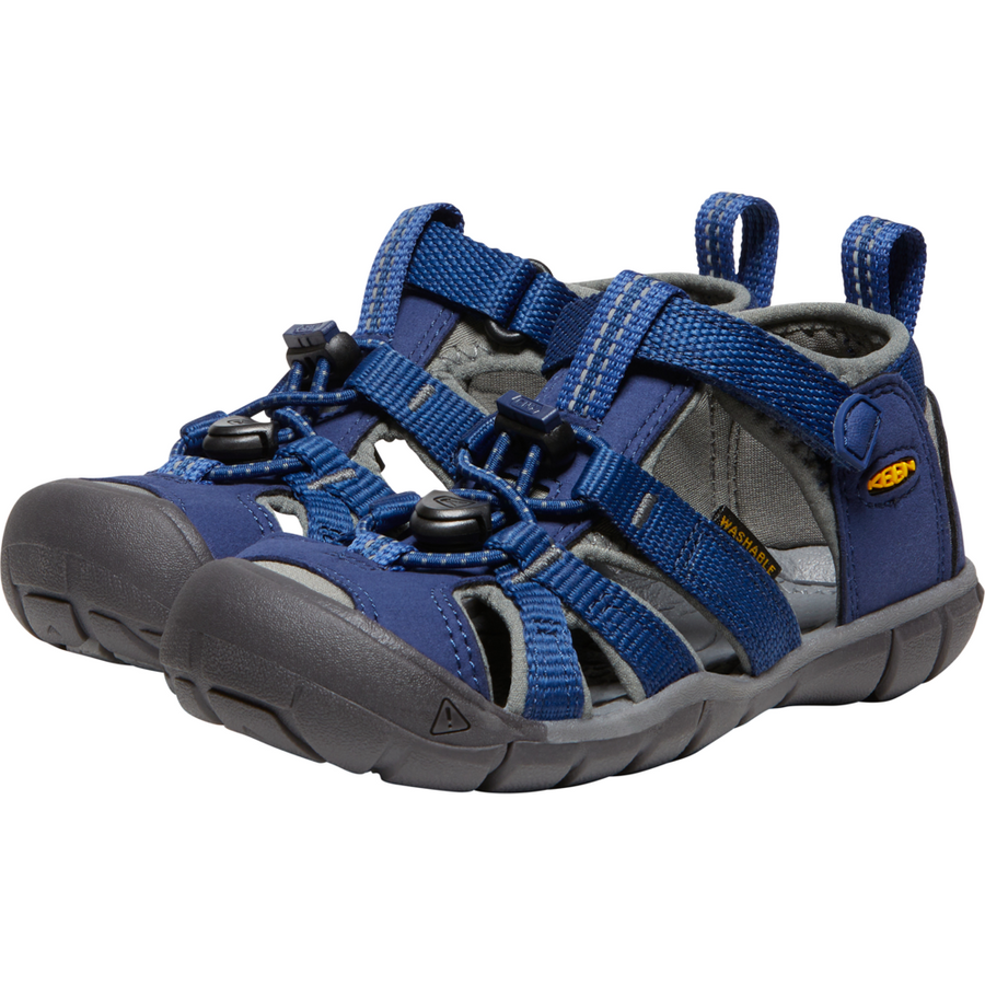 Keen - Seacamp II CNX Childrens- Blue Depths/Gargoyle - Sandals