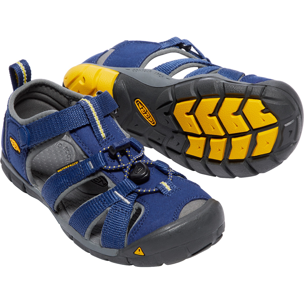 Keen - Seacamp II CNX Youth - Blue Depths/Gargoyle - Sandals