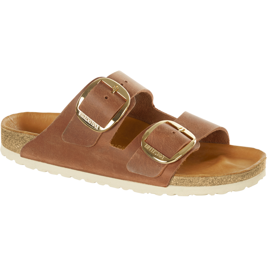 Birkenstock - Arizona Big Buckle LEOI Cognac HEX - 1011072 - Cognac Oiled - Sandals